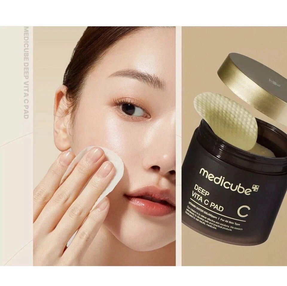 Medicube Deep Vita C Pad 70 Pads Brightening & Exfoliating Toner Pads