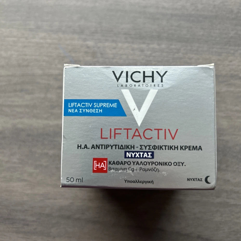 Vichy LiftActiv Supreme Night Cream - 50ml anti-wrinkle night cream hyaluronic