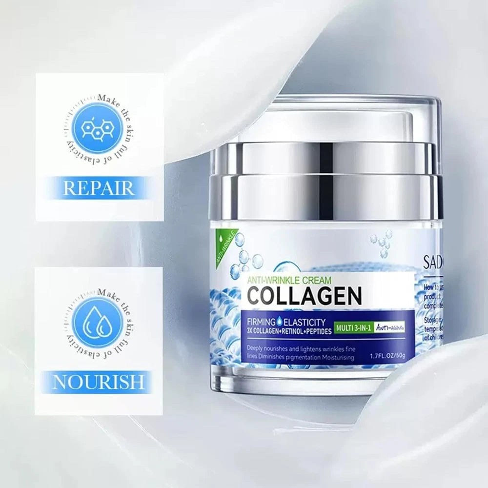 Anti Ageing Wrinkle Collagen FACE LIFT CREAM Hyaluronic Acid & Retinol
