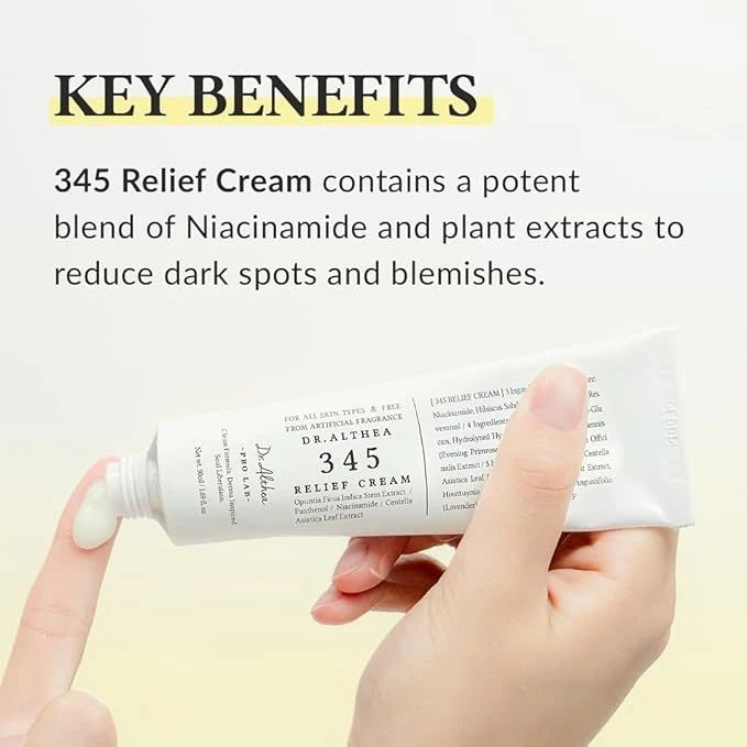 Dr.Althea 345 Relief Cream Daily Face Moisturizer for All Skin Types 50ml