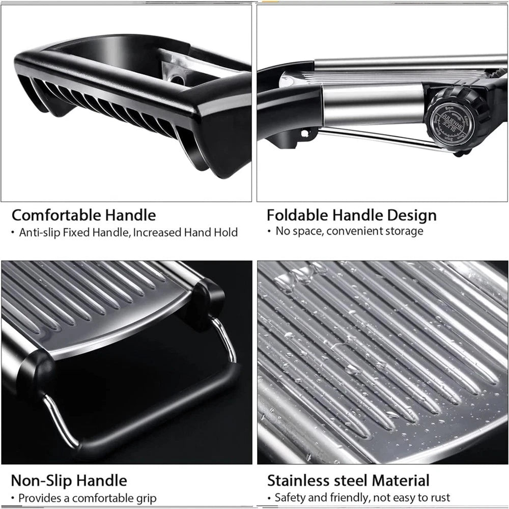 Professional Mandolin Slicer Vegetable Cutter Food Fruit Chopper Gretar Tool