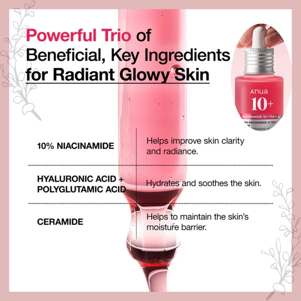 ANUA Niacinamide 10% + TXA 4% Dark Spot Correcting Serum 30ml