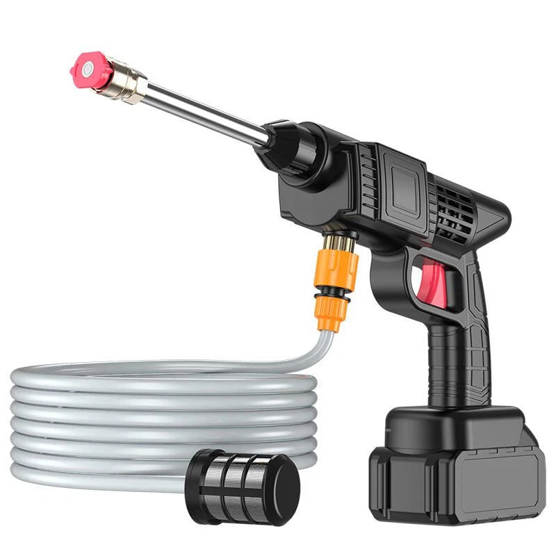 Portable Cordless Car High Pressure Washer Jet Water Wash Cleaner Gun + Battery