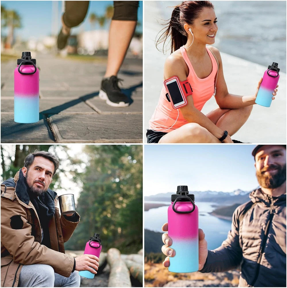Vacuum Insulated Flask Stainless Steel Water Bottle  Leak-Proof & BPA-Free mug