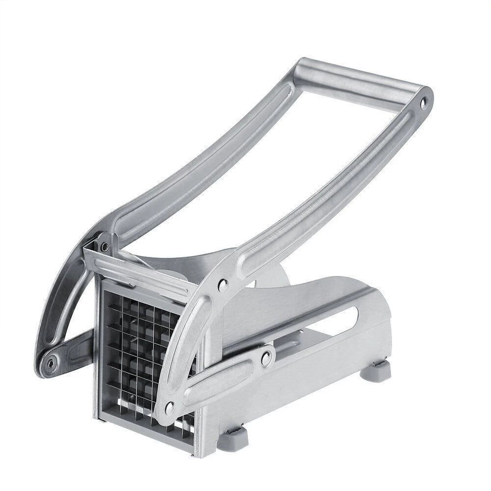 Potato Chipper Chip Chopper Cutter Slicer Maker & 2 Steel Edges French Fries UK