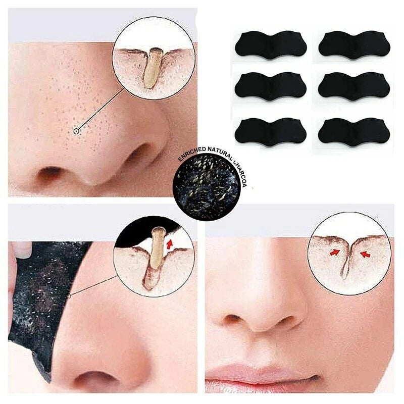 10pcs Nose Pore Strips Blackhead Removal Unclog Pores Smooth Deep Cleansing NEW