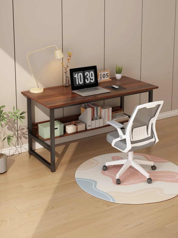 80/100cm Home Office Desk Computer Desk with Shelf Desk Home Office Workstation