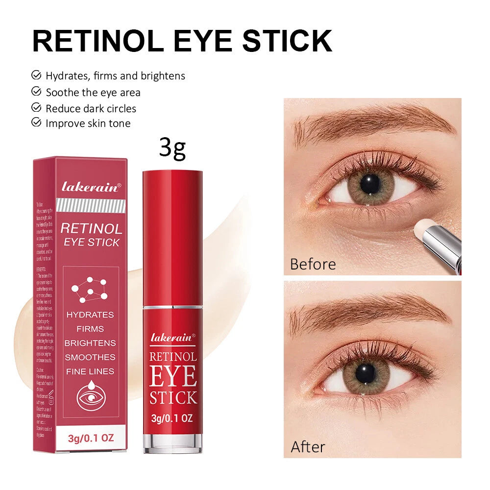 Retinol Anti Ageing Under Eye Bags Dark Circles Wrinkle Reducer Stick Face Lift