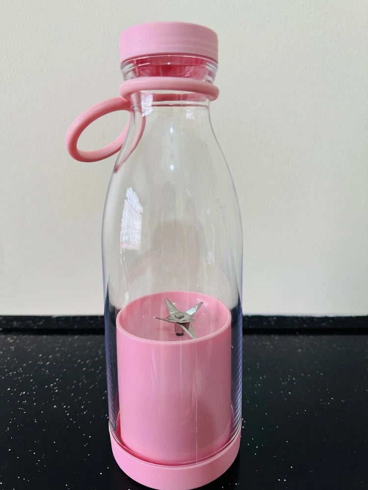 Mini Portable Blender for Smoothies & Shakes – USB Rechargeable Juicer Cup 450 M