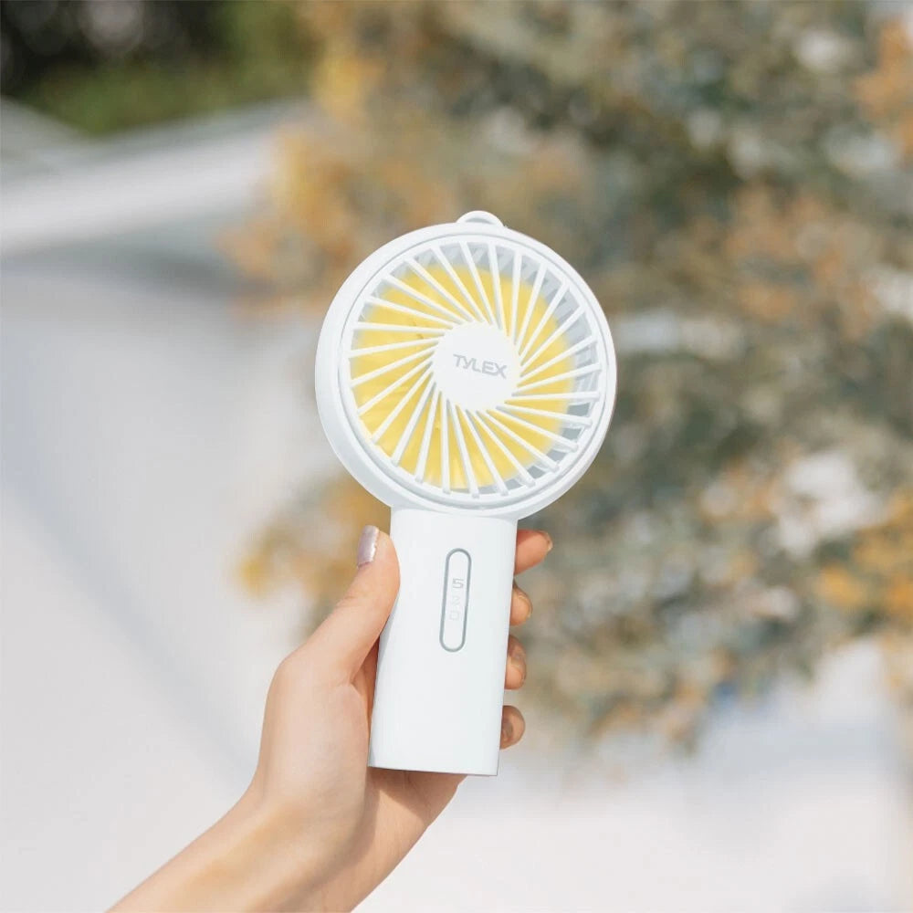 Mini Handheld Fan Portable Folding Desk Cooler Cooling USB Rechargeable 148g