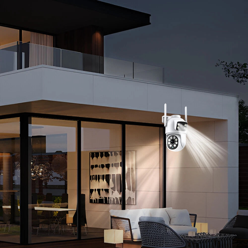 Wireless 4K IP Camera WIFI Outdoor CCTV HD PTZ Smart Home Security IR Cam 8MP