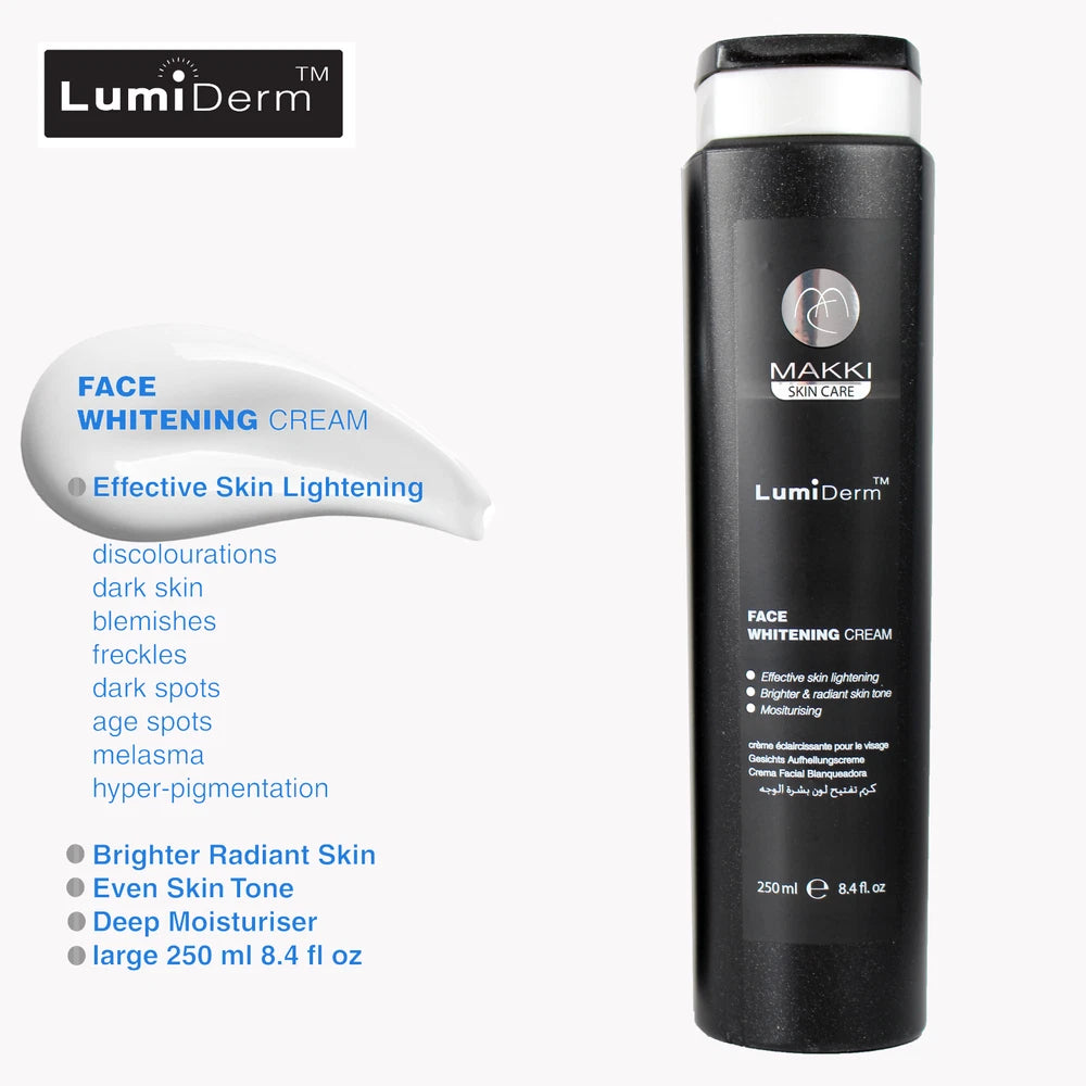 FACE WHITENING LIGHTENING CREAM SKIN LIGHTENER WHITENER BRIGHTER FRECKLE MELASMA