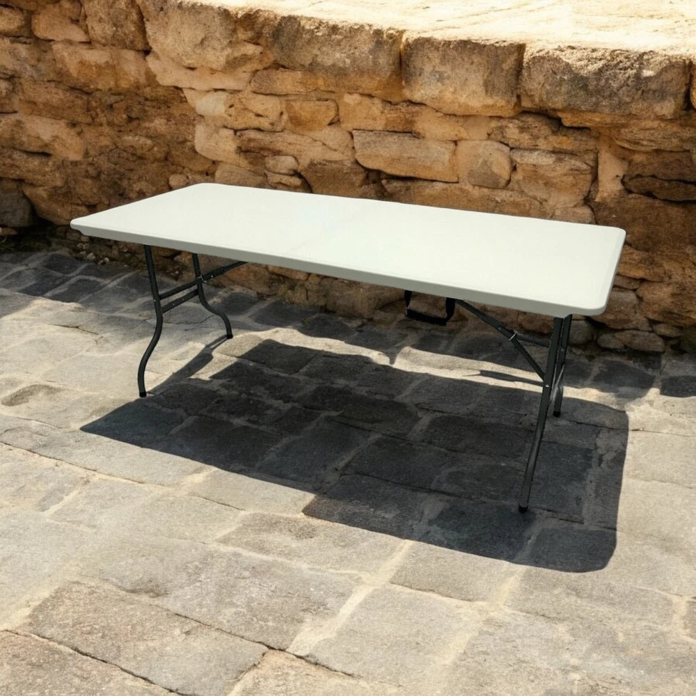 Plastic Folding Camping table, folding Blowmold table, paste tables, 6ft long