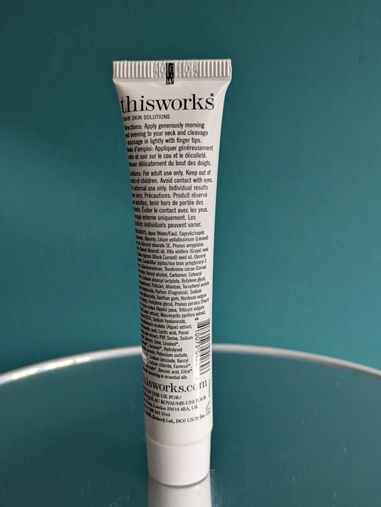 This Works Mini Perfect Neck & Cleavage Serum 20ml New Foil-Sealed LIFTS & FIRMS