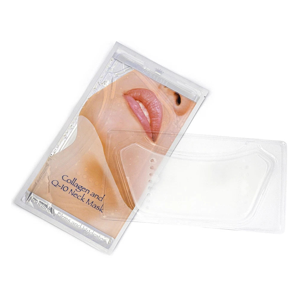 Revitale Collagen and Q-10 Neck Mask, Nourishes, Firms, Hydrates - 2 Treatments