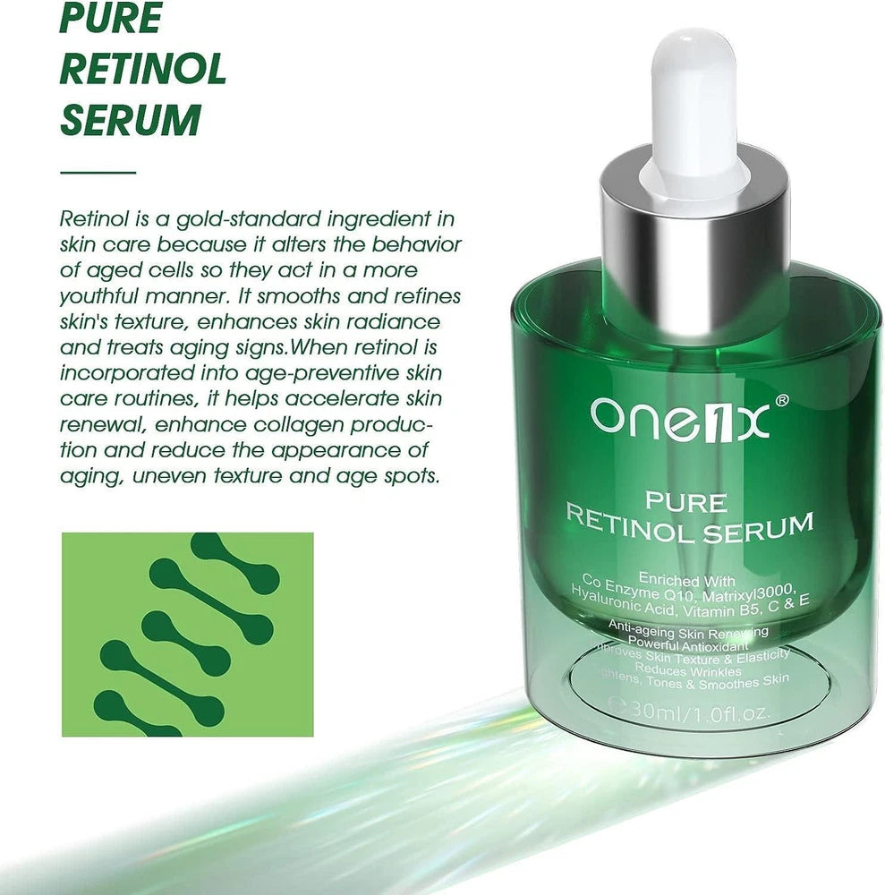 ADVANCED RETINOL SERUM with Vitamin C, Hyaluronic Acid Anti-Aging Skincare Cream
