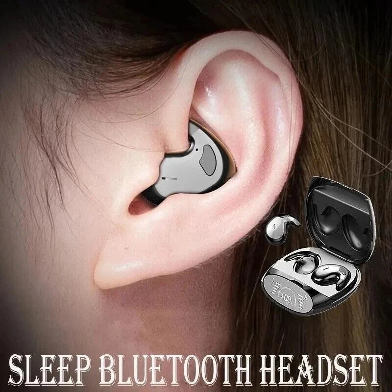 Wireless Bluetooth Earbuds Invisible Sleep Earphones Noise Cancelling TWS