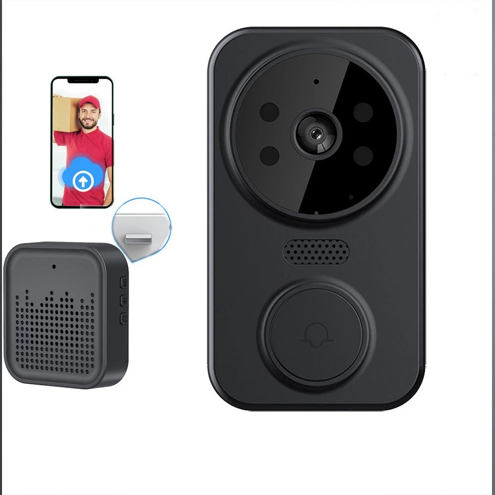 Wireless Smart Video Doorbell Wibell Security Intercom HD Video Camera Door Bell