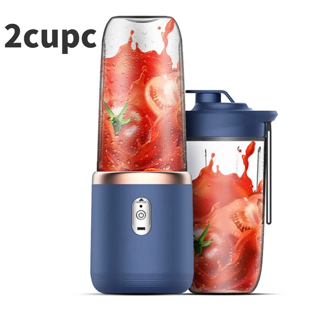 400ml Portable USB Rechargeable Juicer Cup Electric Mixer Blender Smoothie Maker