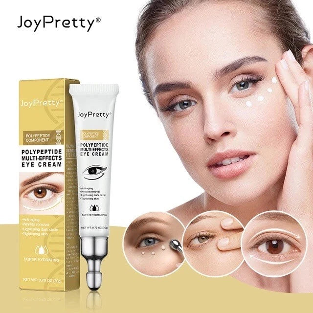 2PC Instant Remove Wrinkle Eye Cream Eye Bags Dark Circles Anti Puffiness Serum