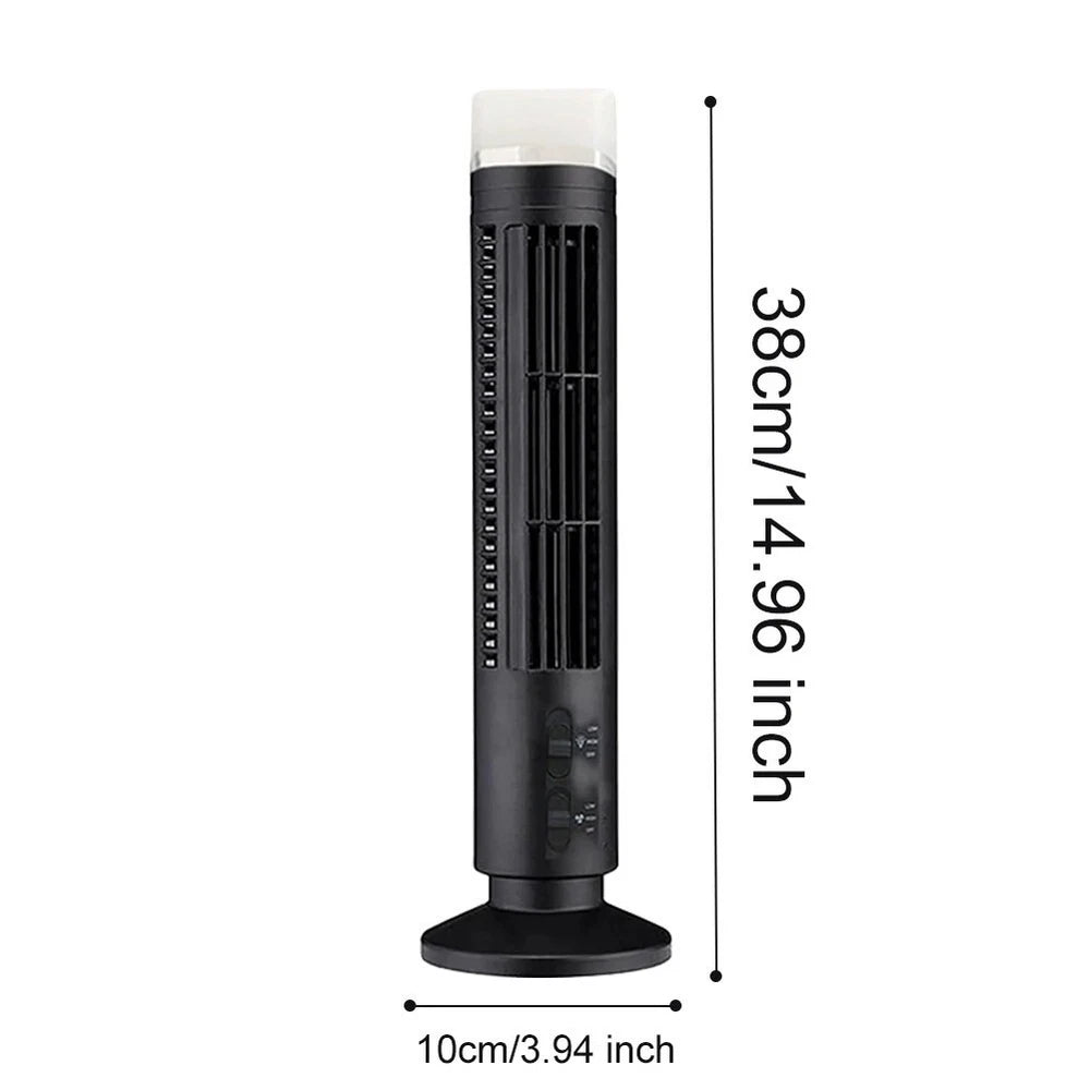 Tower Fan Status Free Standing Air Cooling 3 Speed Oscillating Slim Portable Uk