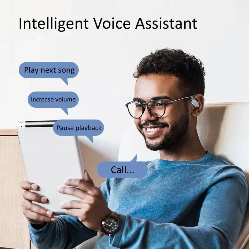 Open Ear Wireless Bluetooth Headphone 5.4 Earphones For Android & iPhone Earbuds