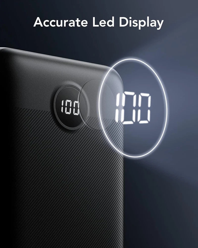 VEGER Power Bank Fast Charging,30000mAh Portable Charger PD 20W USB-C