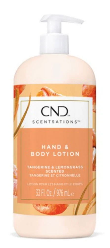 CND Scentsations TANGERINE & LEMONGRASS Hand & Body Lotion 976ML **SPECIAL**