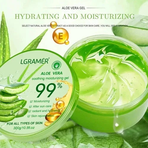 Aloe Vera Soothing Gel 300g Moisturizing Face & Body Refreshing Deep Nourishing