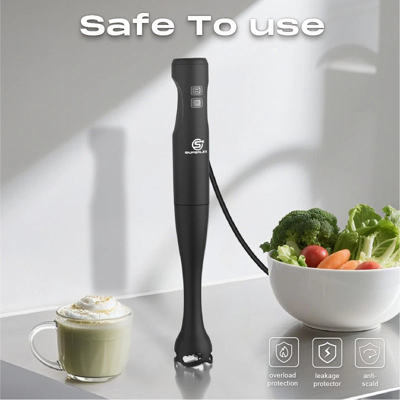 2Speed Handheld Stick Blender Whisk Curry Puree Mixer Food Processor Fresh juice