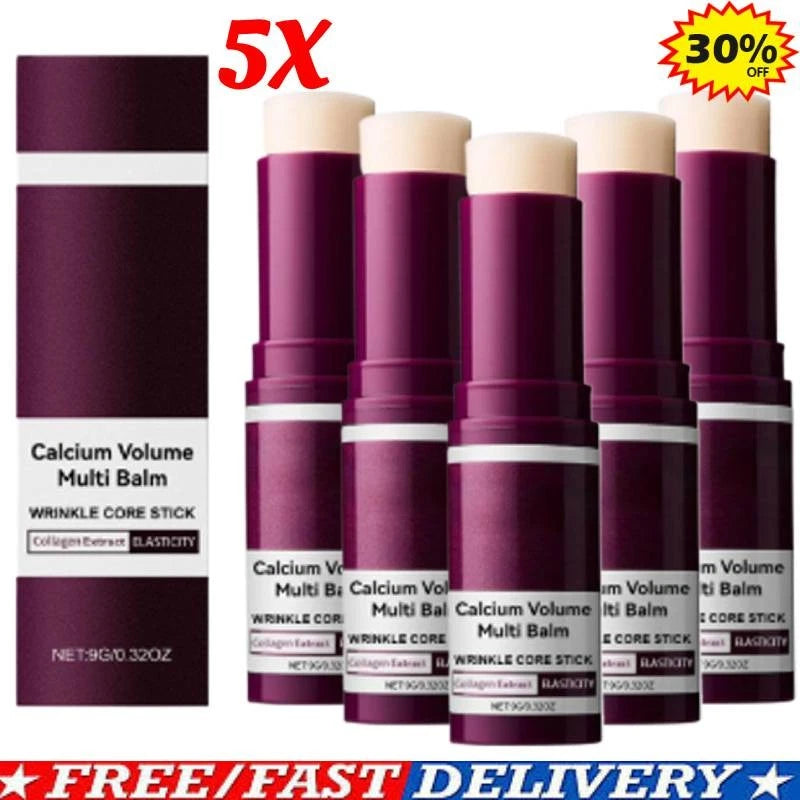 1~5PCS Calcium Volume Multi Balm Wrinkle Core Stick Firming Eye Cream Stic k