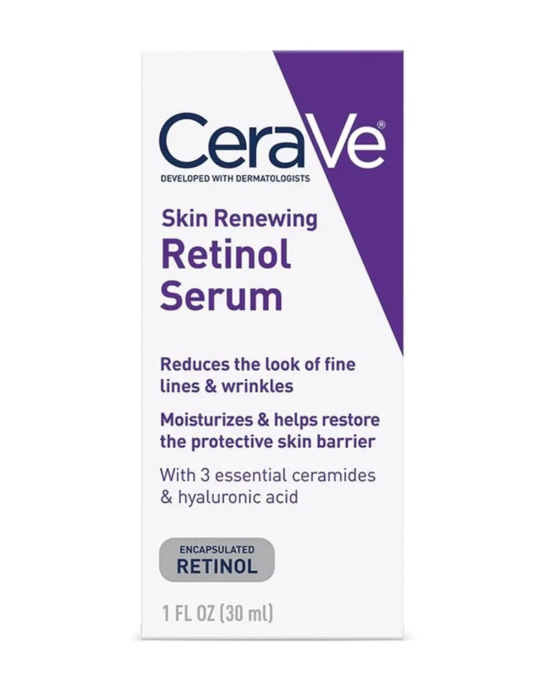 1/3 Cerave Resurfacing Skin Renewing Retinol Hydrating Hyaluronic Acid Serum30ml