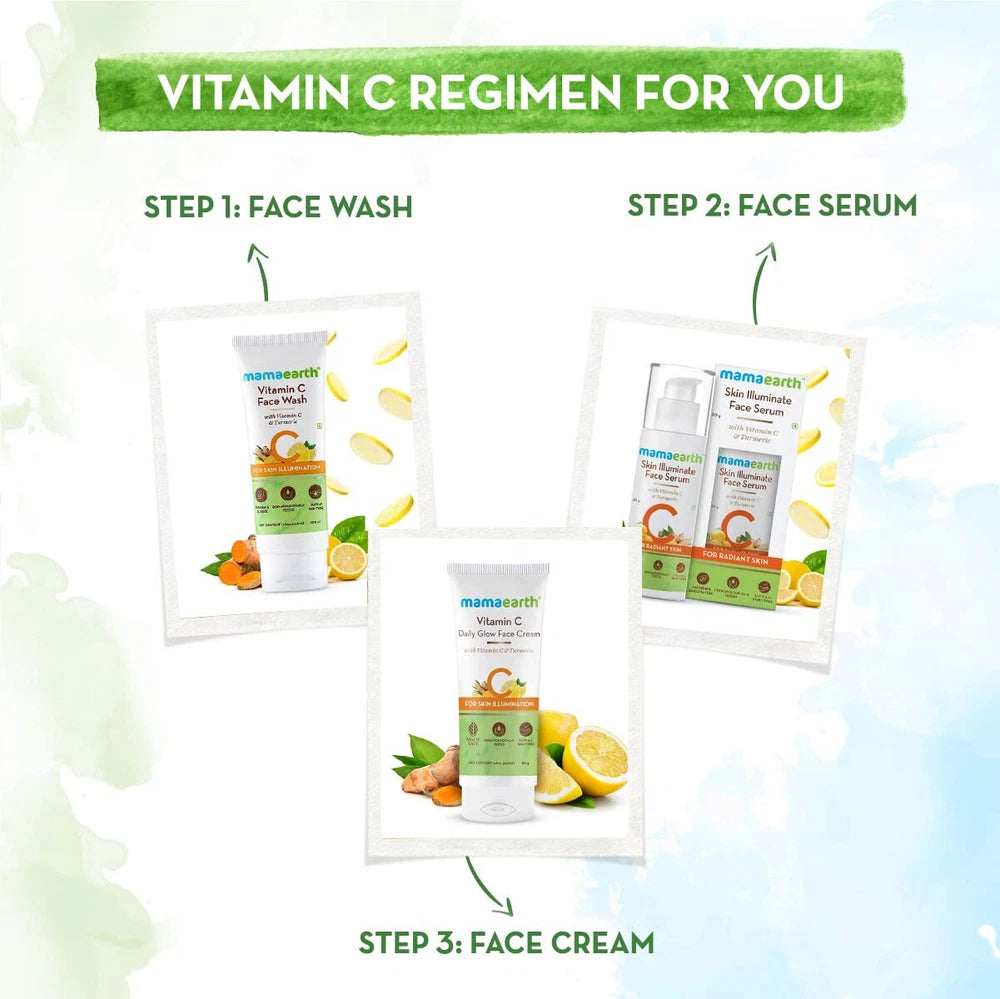 Mamaearth Vitamin C Daily Glow Face Cream With Vitamin C For Radiant Skin 80g