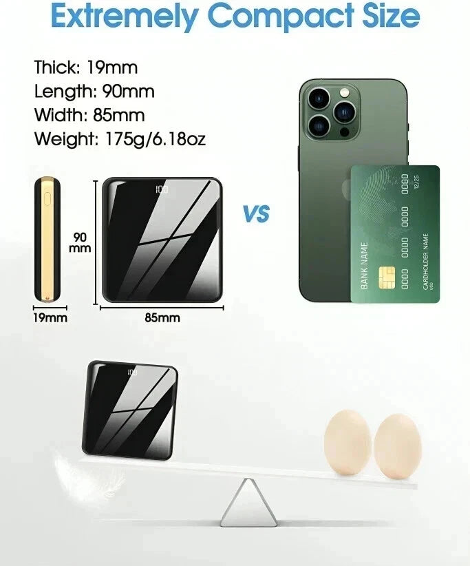 Power Bank 9000000mAh Fast Parger Pack USB External Battery For Mobile Phone