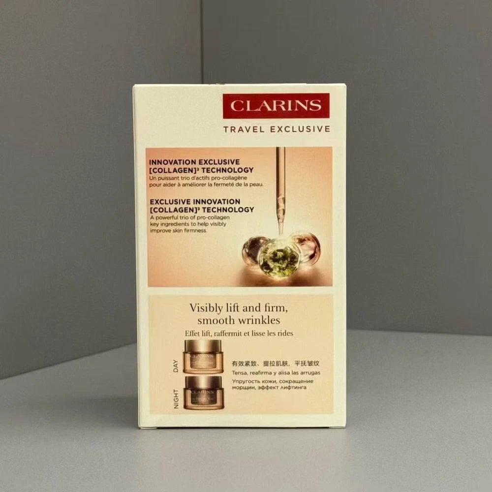 New Clarins Extra-Firming Day Night Cream Visibly Lift Firm (50mlx2)