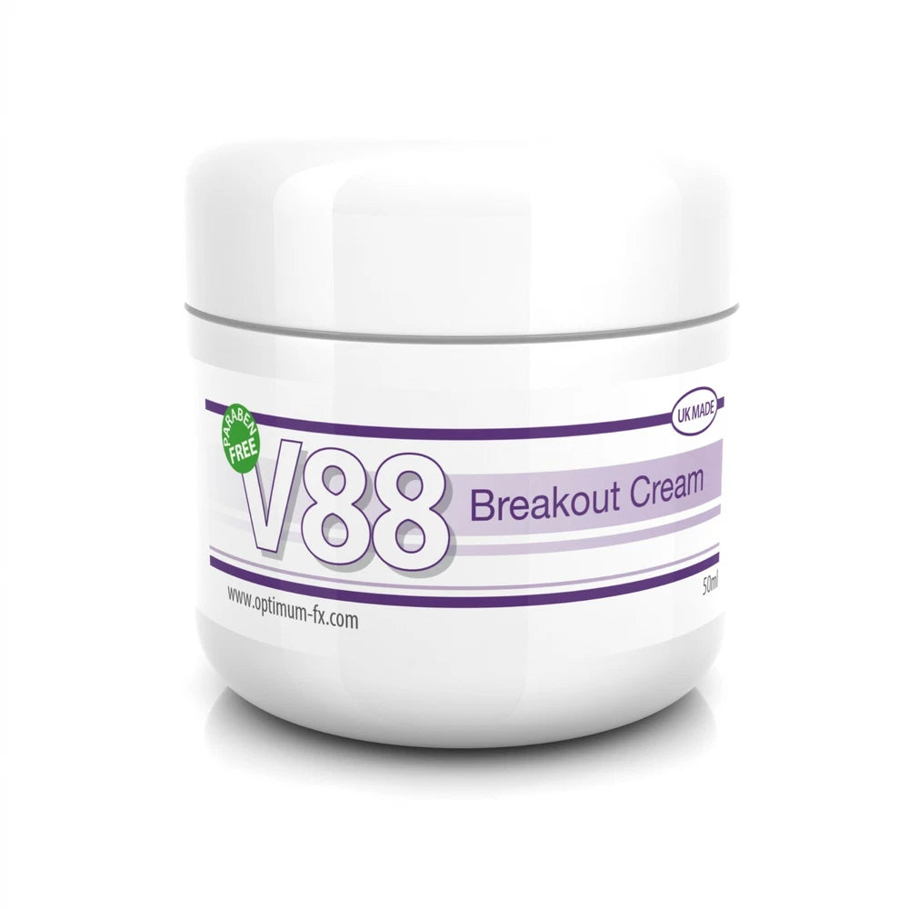 V88 Breakout Cream Salicylic Acid Spots Blackheads Blemishes Problem Skin 50 g