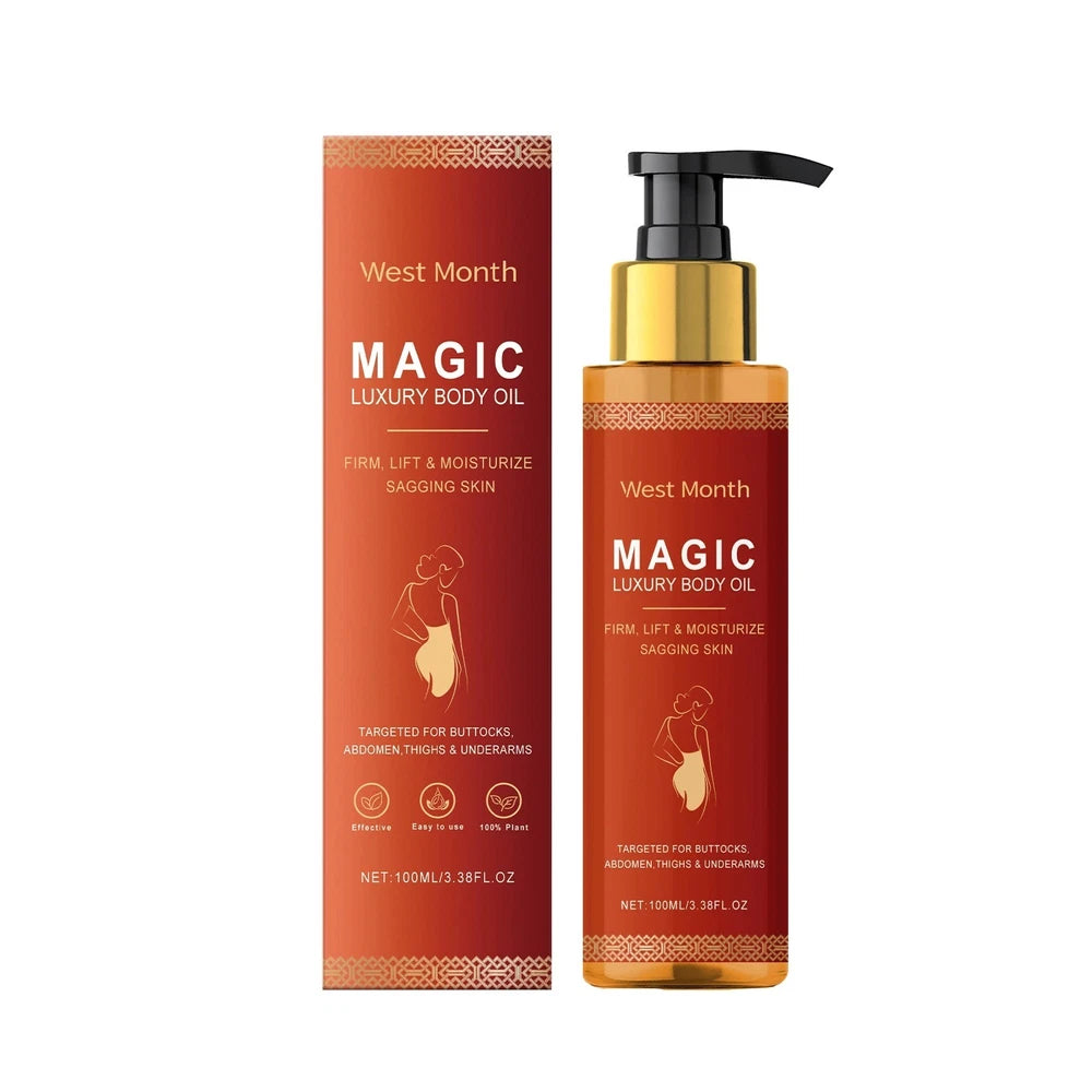 Luxury Magic Body Oil 7 Cold-pressed Natural Oils For Glow Remedy Skin 100ml