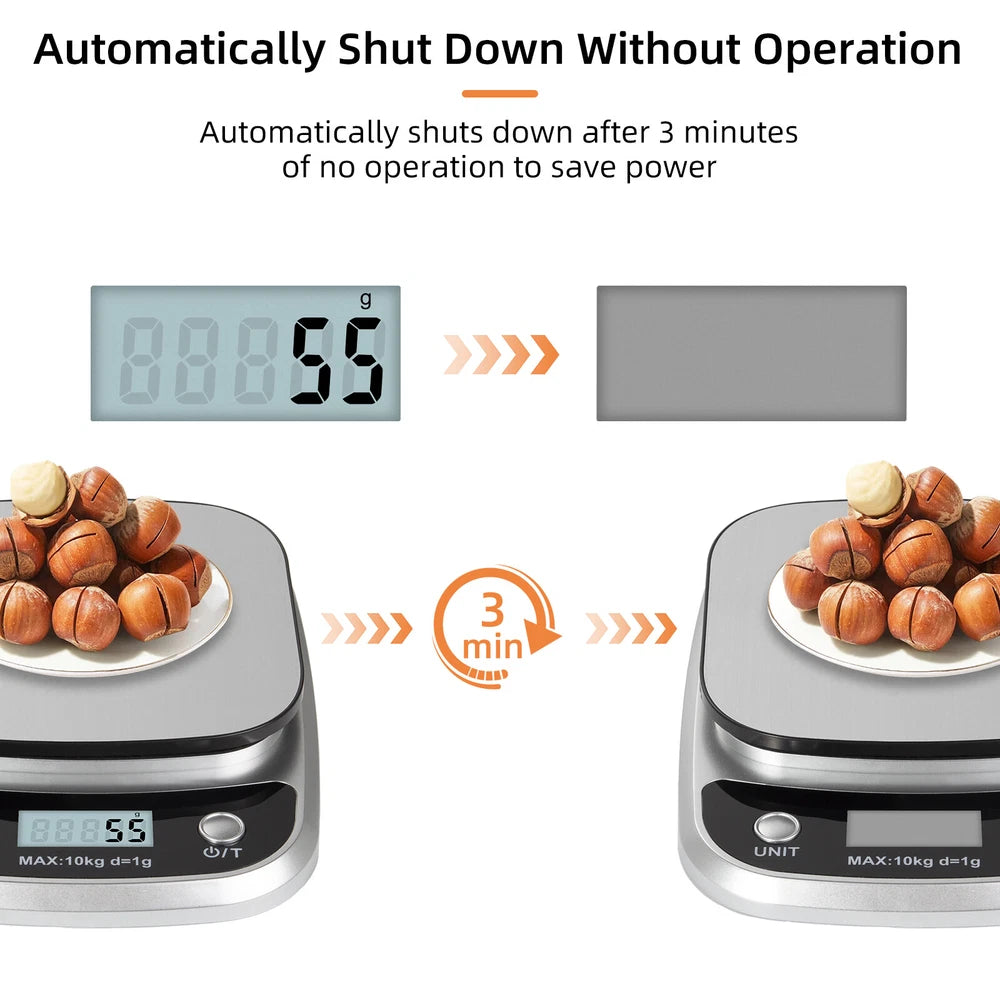 10KG Kitchen Scales Digital Electronic LCD Cooking Baking Food Weighing Scale UK