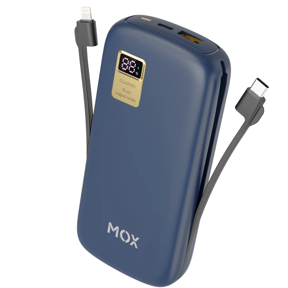 MOX 20000mAh Power Bank USB-C Fast Charging DIGITAL Display High Speed