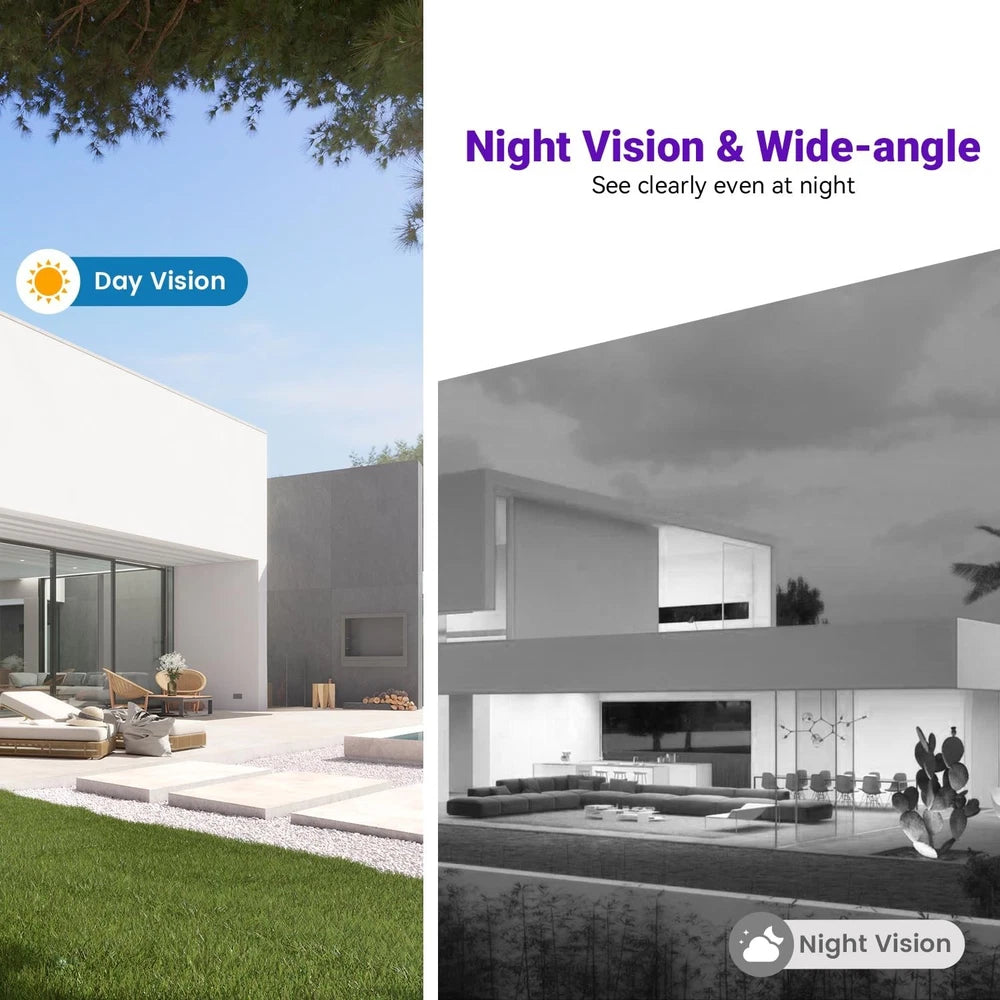 1080P Wireless Video Doorbell Camera with Ring Chime, Smart AI Human Detection