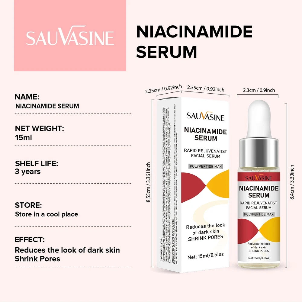 Brightening Serum Vitamin C + Niacinamide & Hydrating Hyaluronic Acid Anti Aging