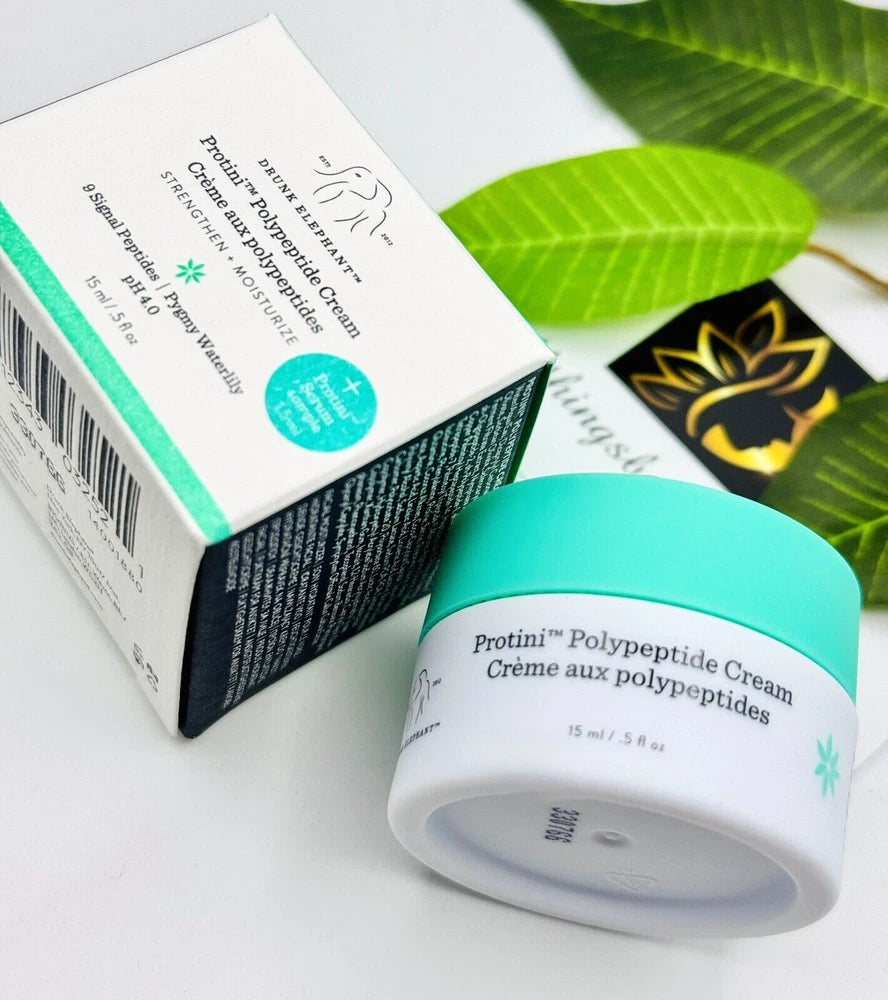 Drunk Elephant Protini Polypeptide Cream 15ml & Serum 1.5ml Sample 💚 Boxed