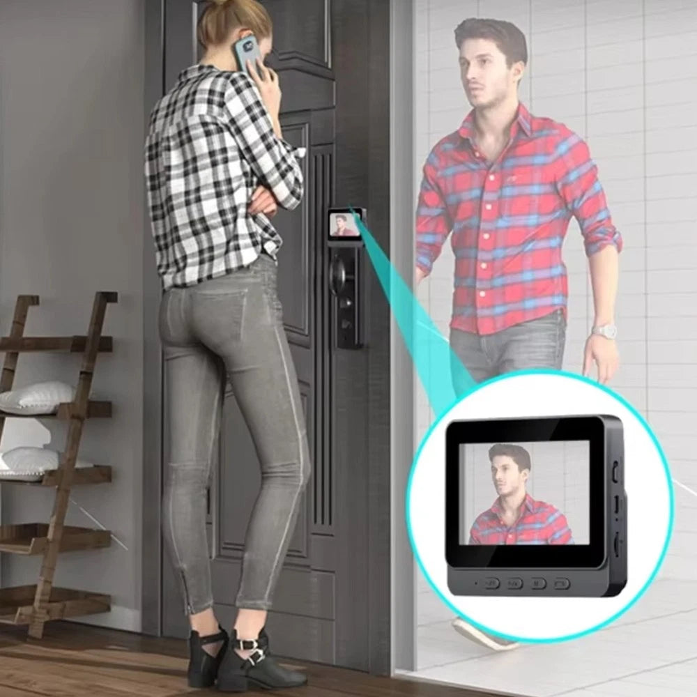 Wireless WiFi Video Doorbell Smart Camera Door Bell Ring Intercom Security UK