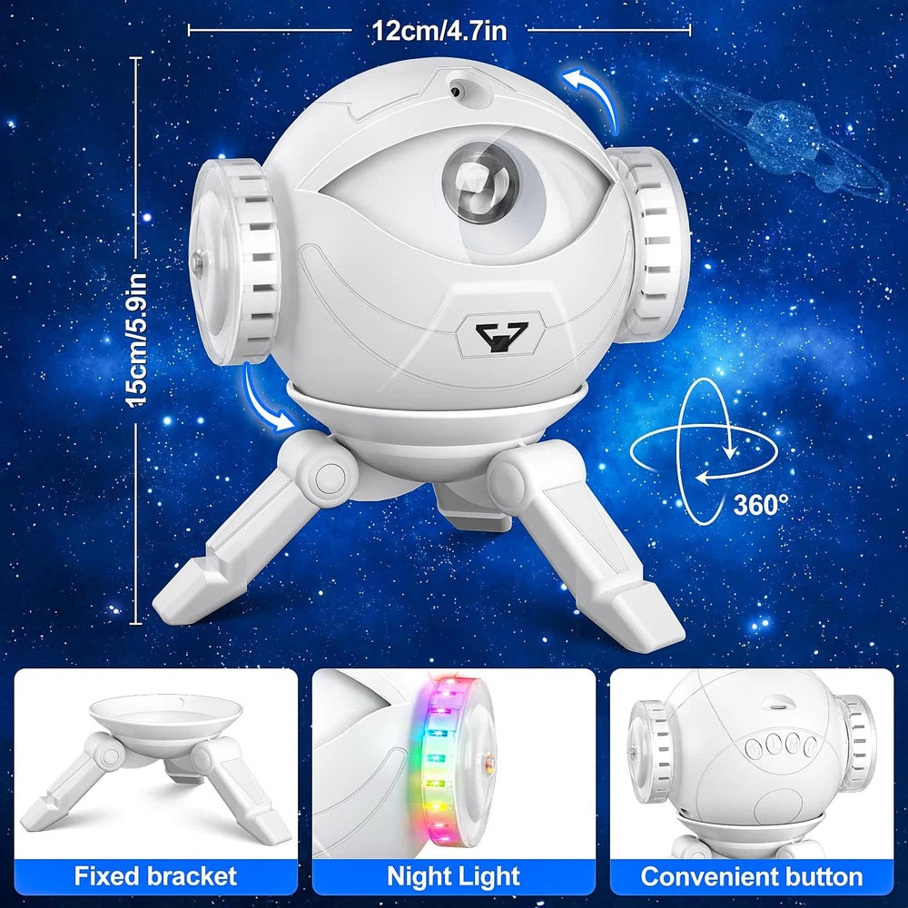 Galaxy Projector Light Bedroom Ceiling Night Star Party Toy Gift Kids Room Decor