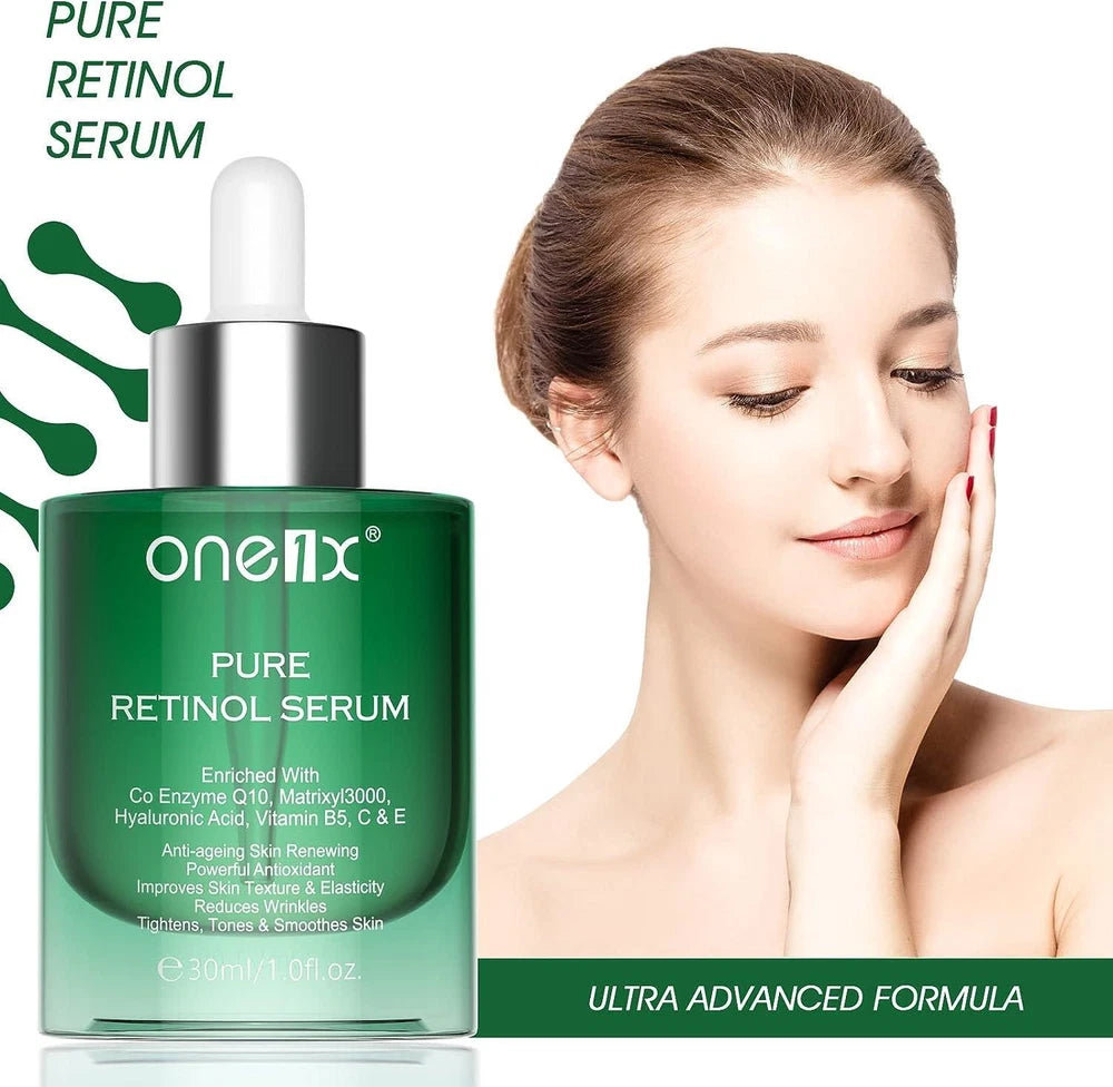 ADVANCED RETINOL SERUM with Vitamin C, Hyaluronic Acid Anti-Aging Skincare Cream
