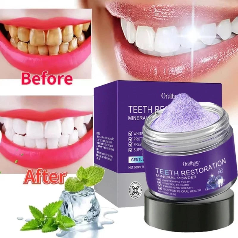 6-1X Teeth Restoration Mineral Powder, Effective in Strengthening Teeth and Gums