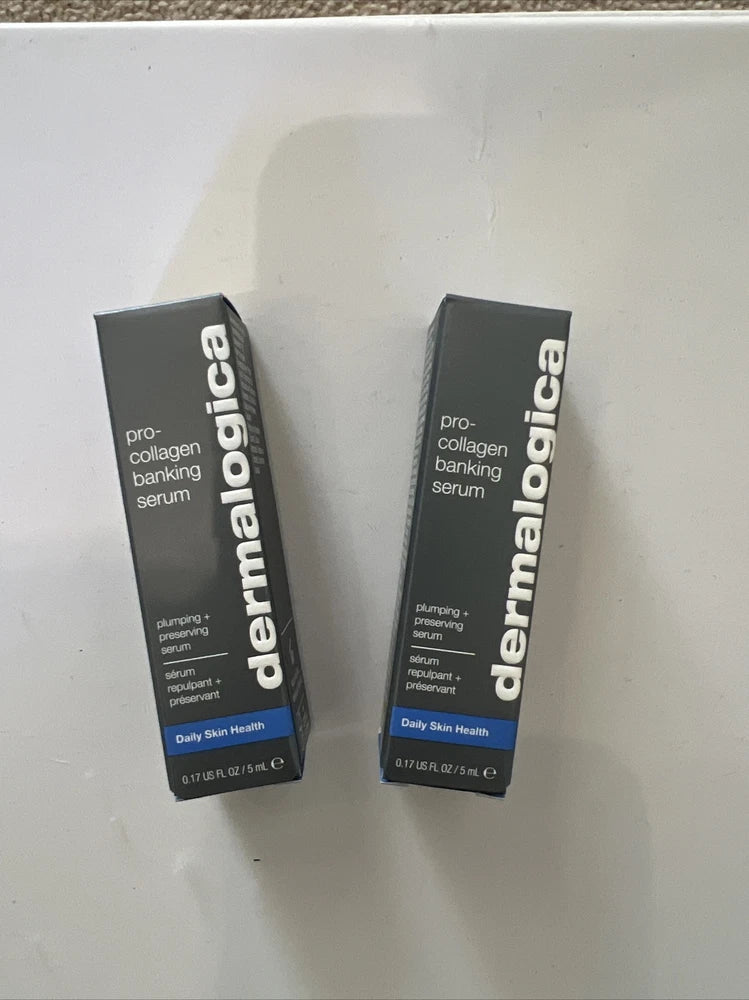 Dermalogica Pro-Collagen Banking Serum 5ml Travel Size X 2. Free Shipping