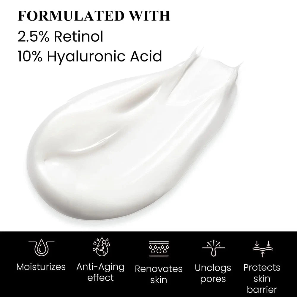 Retinol Moisturizer Cream Best Advanced Anti Aging Organic Cream for Face 50ml..