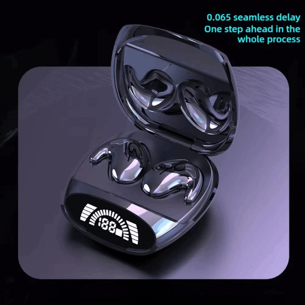 Wireless Bluetooth Earbuds Invisible Sleep Earphones Noise Cancelling TWS
