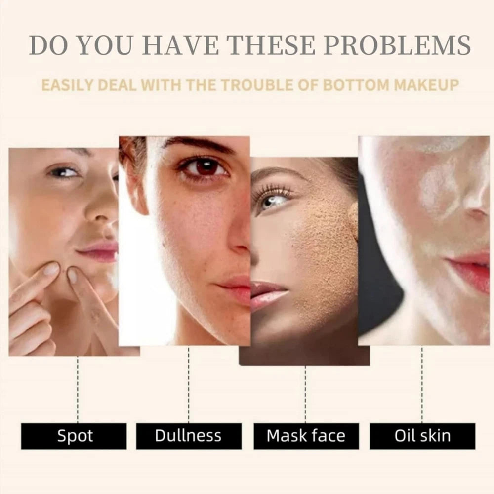 Korean CC Cream Foundation - Colour Changing, Tinted Moisturiser for Mature Ski